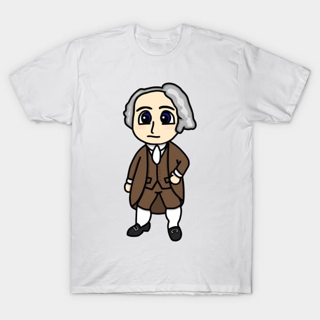 Chibi John Adams (Large Print) T-Shirt by Aeriskate